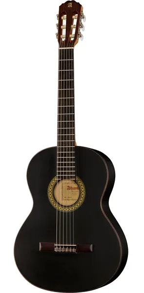 Alhambra 1C Black Satin incl.Gig Bag vooraanzicht