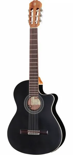 Alhambra Black Satin CW EZ incl.Gig Bag vooraanzicht