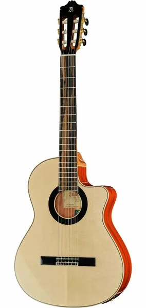 Alhambra Green Sustain Cut E8 w/Gig Bag vooraanzicht