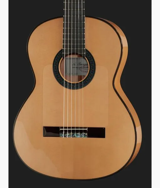 Amalio Burguet 1F Spruce Flamenco w/ Case detail 4