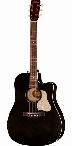 Art & Lutherie Americana Faded BK CW Presys vooraanzicht