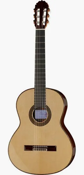 Amalio Burguet 2M Spruce w/Case vooraanzicht