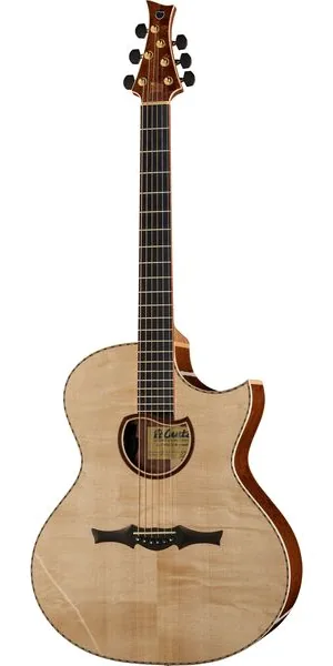 Cuntz Guitars CWG-23S Pommele Custom vooraanzicht