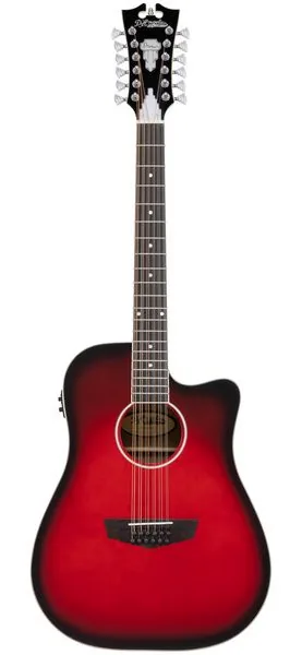 DAngelico Premier Bowery 12 LS TBCB vooraanzicht