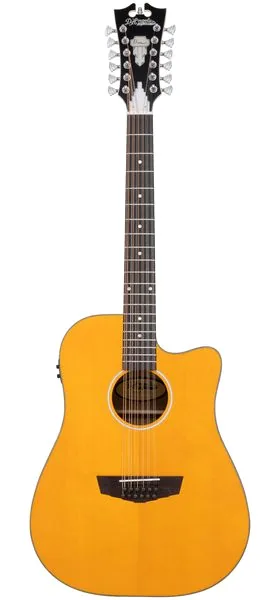 DAngelico Premier Bowery 12 LS VNatural vooraanzicht