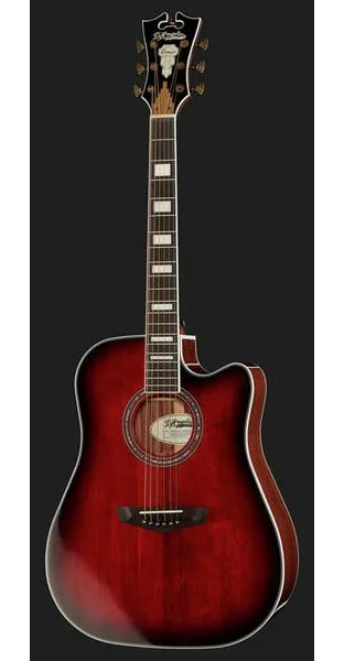 DAngelico Premier Bowery Black Cherry B detail 2