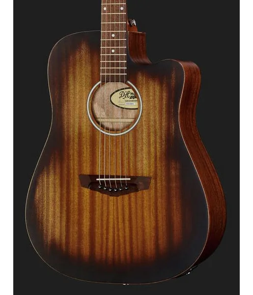 DAngelico Premier Bowery LS Aged Mah detail 4