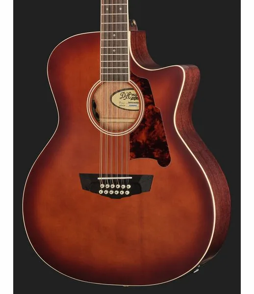 DAngelico Premier Fulton Caramel Burst detail 4