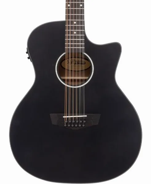 DAngelico Premier Fulton LS Matte Black detail 3