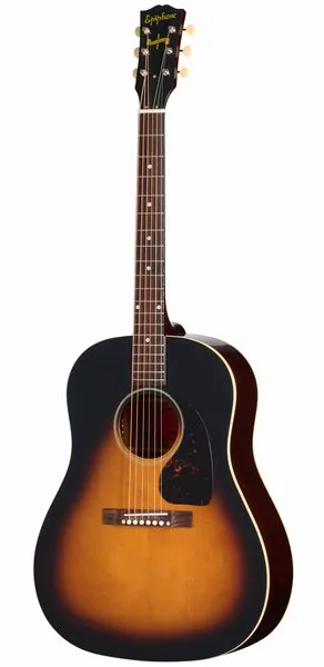 Epiphone 1942 Banner J-45 Reis. VS IBC vooraanzicht