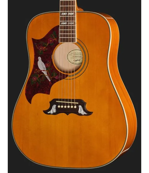 Epiphone Dove Studio Nat LH detail 4