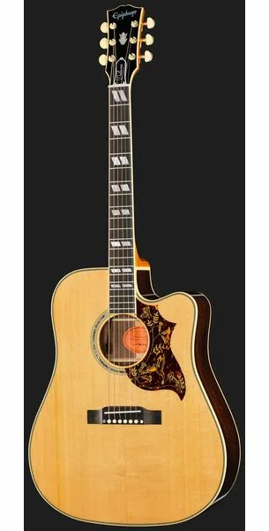 Epiphone Hummingbird Deluxe EC NA IBC detail 2