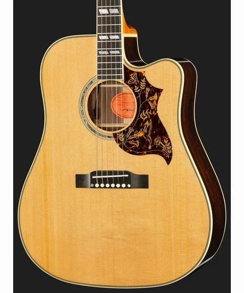 Epiphone Hummingbird Deluxe EC NA IBC detail 4