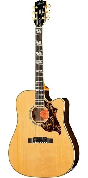 Epiphone Hummingbird Deluxe EC NA IBC vooraanzicht