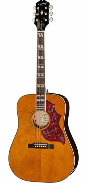 Epiphone Hummingbird Studio Antique Nat vooraanzicht