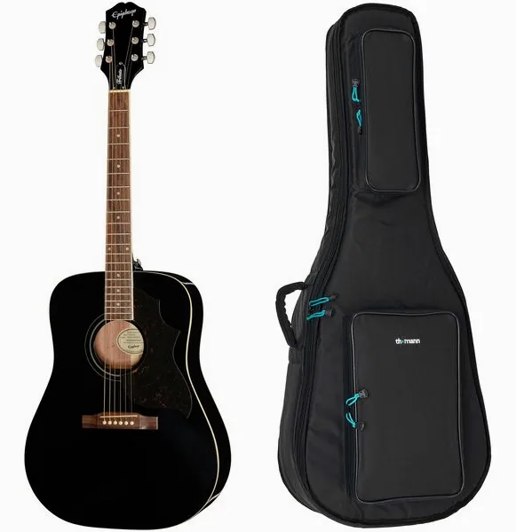 Epiphone Hummingbird Tribute Ebo w/ GB vooraanzicht
