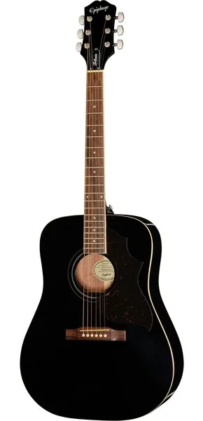 Epiphone Hummingbird Tribute Ebony vooraanzicht