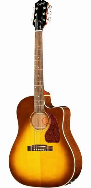Epiphone J-45 Standard EC Honey Burst vooraanzicht