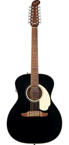 Fender CA DLX Villager E BLK detail 2