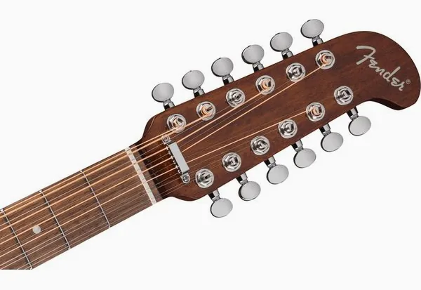 Fender CA DLX Villager E BLK detail 5