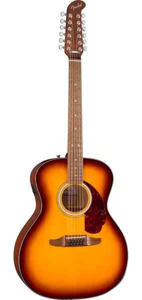 Fender CA DLX Villager E HSB vooraanzicht