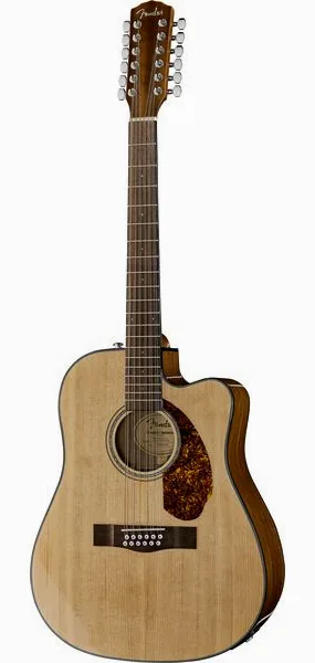 Fender CD-140SCE-12 WA Nat vooraanzicht