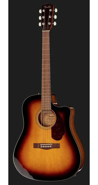 Fender CD-140SCE Sunburst detail 2