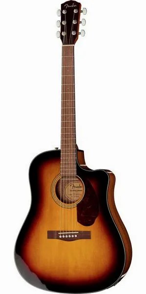 Fender CD-140SCE Sunburst vooraanzicht
