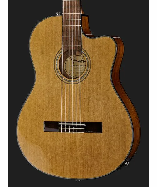 Fender CN-140SCE Thinline Natural detail 4
