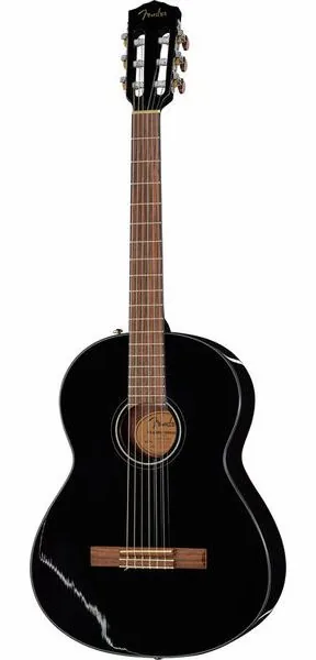 Fender CN-60S Black IL vooraanzicht