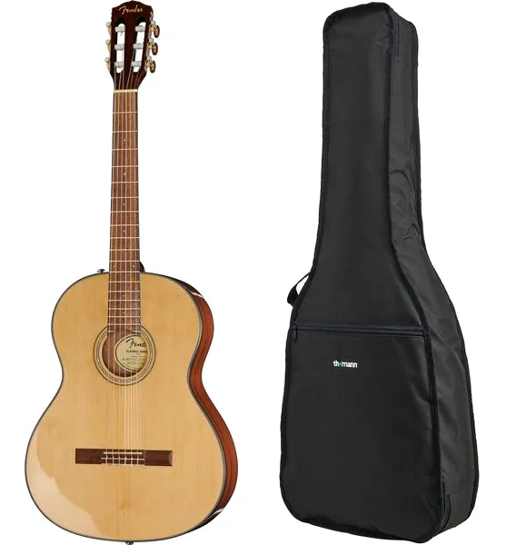 Fender CN-60S Natural WN w/Bag vooraanzicht
