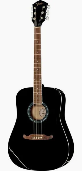 Fender FA-125 Blk vooraanzicht