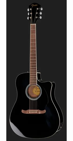 Fender FA-125CE II Blk detail 2