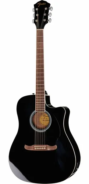 Fender FA-125CE II Blk vooraanzicht