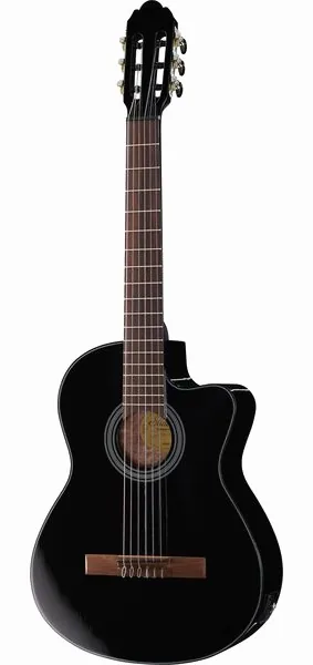Gewa Student Black 4/4 E-Acoustic vooraanzicht