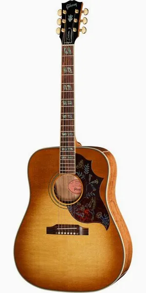 Gibson Hummingbird Elegant Koa HoneyB vooraanzicht