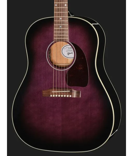 Gibson J-45 Standard Purple Burst detail 4