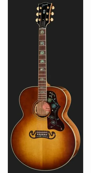 Gibson SJ-200 Elegant Koa Honey Burst detail 2