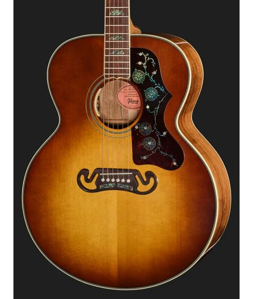 Gibson SJ-200 Elegant Koa Honey Burst detail 4