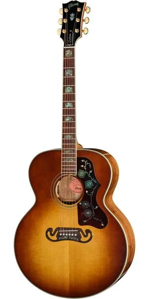 Gibson SJ-200 Elegant Koa Honey Burst vooraanzicht
