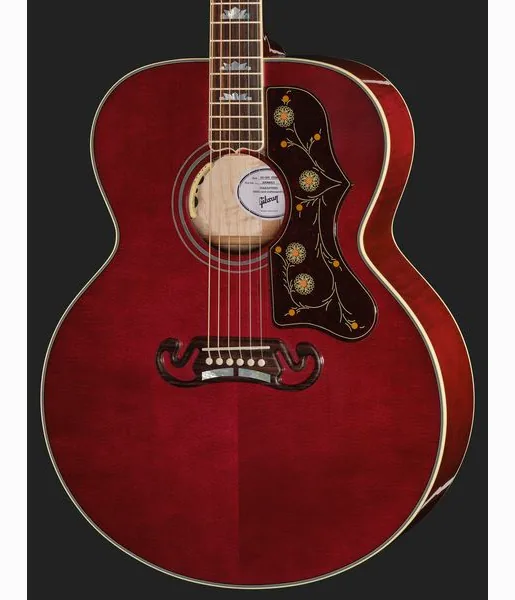 Gibson SJ-200 Standard Wine Red detail 4