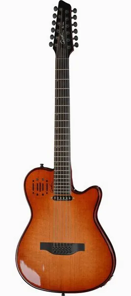 Godin A12 Ultra Dlx Lightburst vooraanzicht