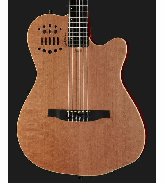 Godin ACS Nylon Slim NT Cedar detail 4