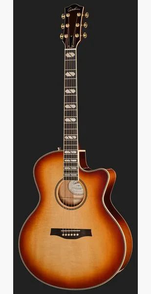 Godin Connaisseur MJ Sunsetburst Mah detail 2