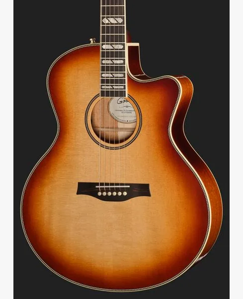 Godin Connaisseur MJ Sunsetburst Mah detail 4