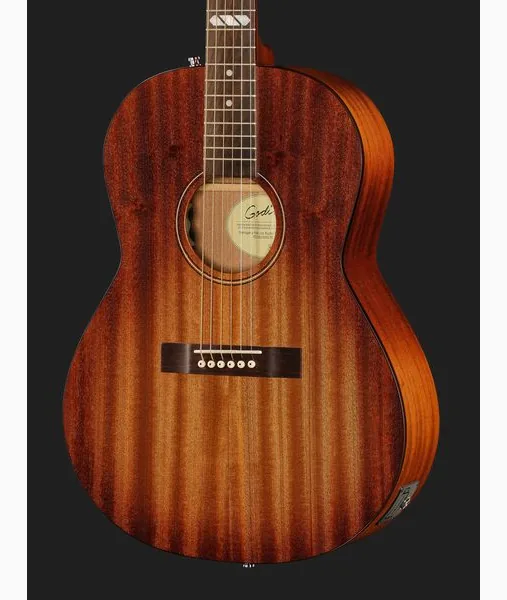 Godin Folk LTD Mahogany A/E Rust Bst detail 4