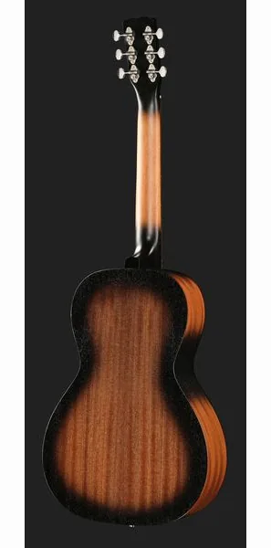 Godin Mahog. Parlor Black Burst A/E detail 3