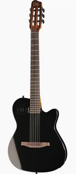 Godin Multiac Mundial Onyx Black vooraanzicht