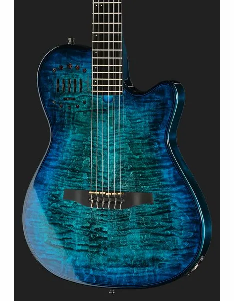 Godin Multiac Nylon Oceanburst Ltd detail 4