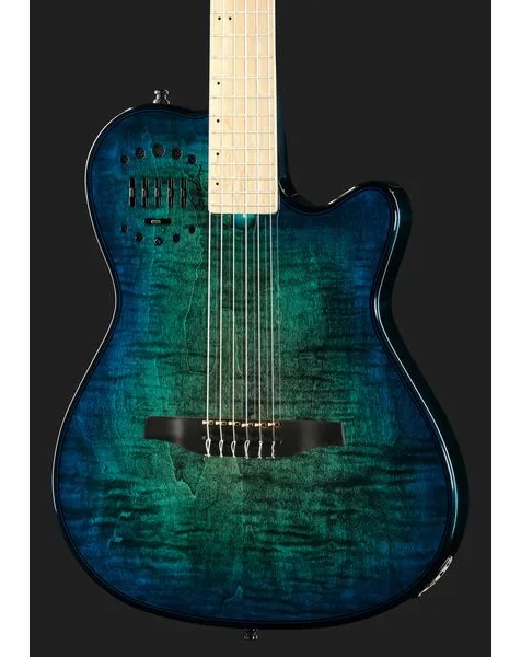 Godin Multiac Nylon Opalburst Ltd detail 4